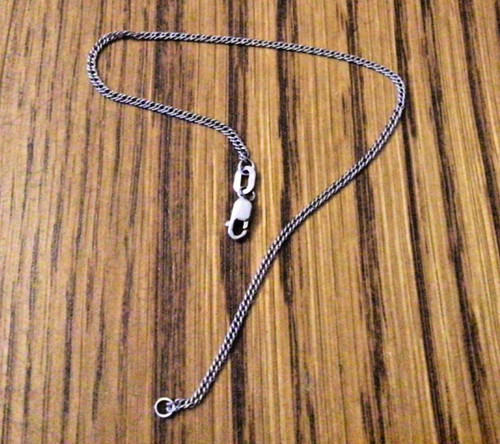 Diamond cut link curb - diamond, chain