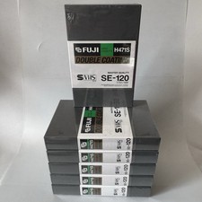 6x FUJI SE-120 H471S Super VHS