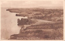 POSTCARD - LADRAM BAY - GENERAL VIEW - DEVON - POSTED 1953 - FRITHS