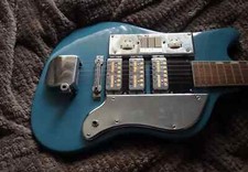 Rare TEISCO Ssl-3 Orbit 3  Electric Guitar - Japan Mott The Hopple With Case 