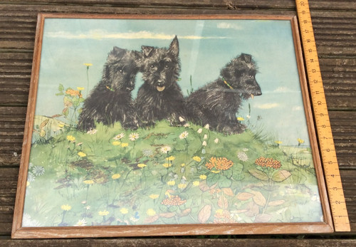 Three scotties muriel dawson - scotties,