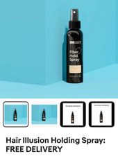 Hair illusion fiber-holding