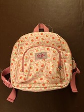 Cath Kids Pink flowery back pack small