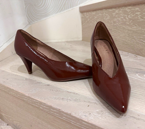 Next women brown patent - next,