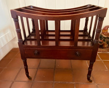 Antique canterbury mahogany - canterbury,