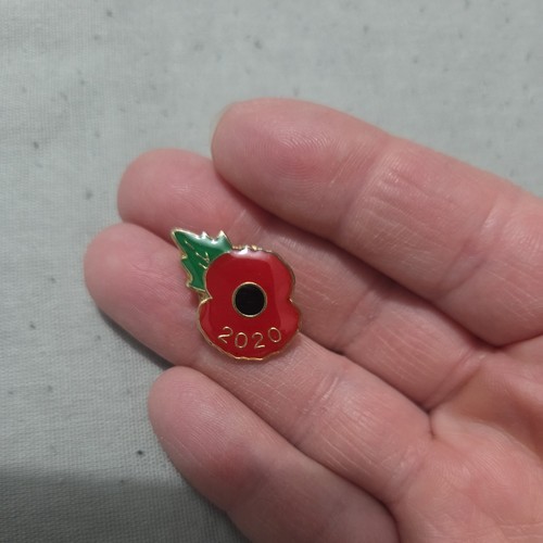 2020 poppy remembrance lapel - 2020,
