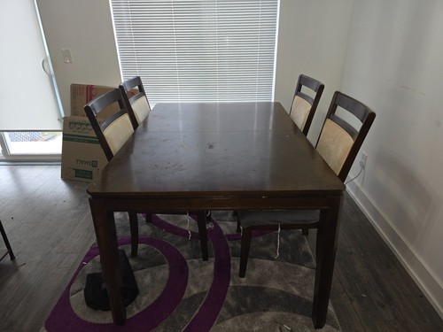 Dining table 4 chairs - 4,