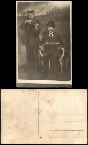 Photo art musicians - photo, duo