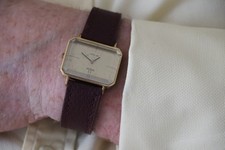 Omega DeVille Manual Wristwatch – 1970, Gold Dial, Mechanical Movement, 31x32...