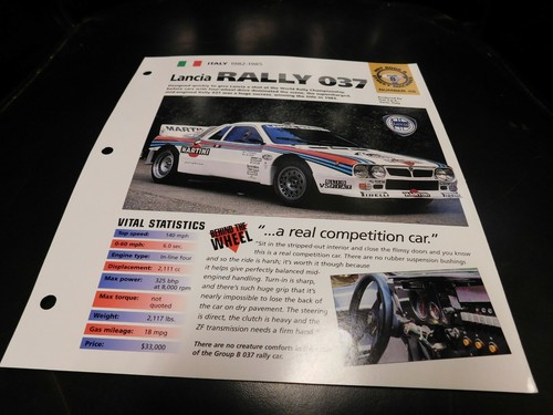 1982 1985 lancia - 1982-1985, rally