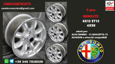 Minilite wheels 6x13 4x98 Alfa