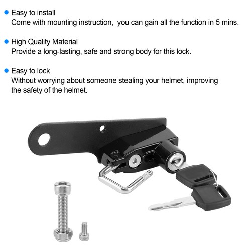 Motorcycle helmet lock - motorcycle,