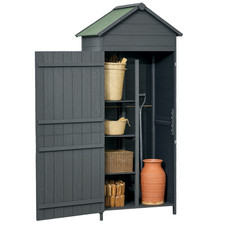 Outsunny Wooden Garden Shed