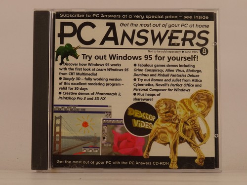 Answers rom windows 95 - cd,