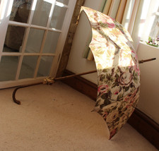 Floral cloth Umbrella Parasol