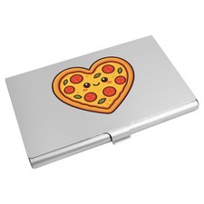 'Heart Pizza' Business Card Holder / Credit Card Wallet (CH00050520)