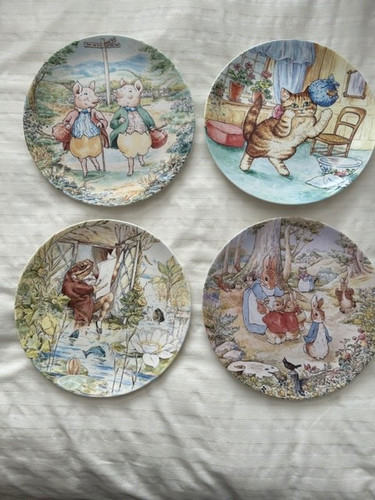 Beatrix potter plates - beatrix,