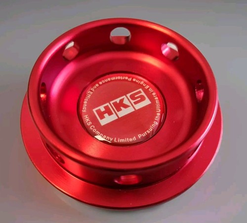 Hks oil cap red fits - oil, |