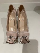 Celine leather shoes in pink /white in excellent condition. A collectors item.
