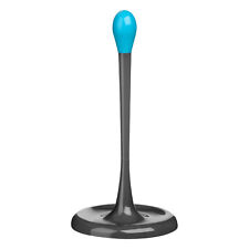 Free Standing Chic Kitchen Roll Holder Paper Towel Pole Stand Rack Storage Blue