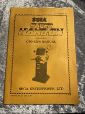 Sega Hang-On Owners Manual Upright Type 420-5372-01 Complete Video Game
