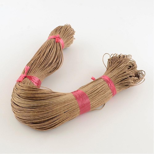 Light brown waxed cotton cord - light,