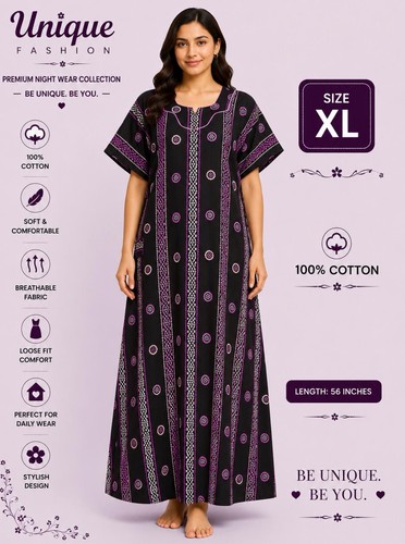 Indian night dress - indian, cotton