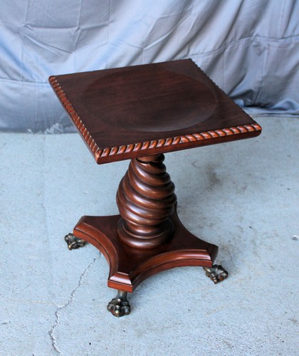 Antique mahogany pedestal - antique,