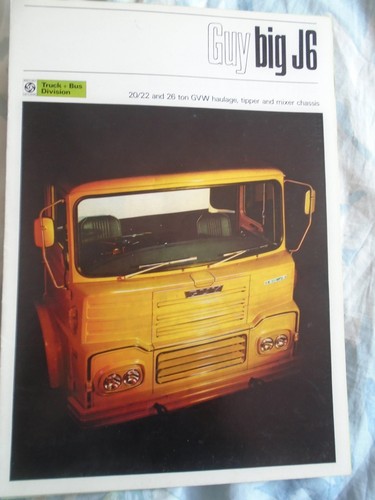 Guy big truck brochure - j6, jul