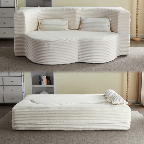 Foldable floor sofa bed - sofa,