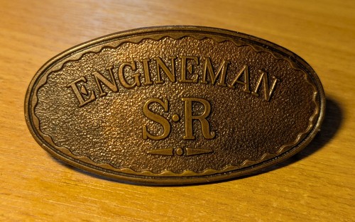 Vintage engineman cap badge - vintage,