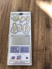 Sizzix Christmas Framelits 9 dies &2 Embossing folders Collage Frames set 657973