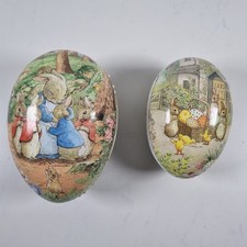 2x Nestler Paper Mache Easter