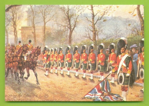 The gordon highlanders dipping - the,