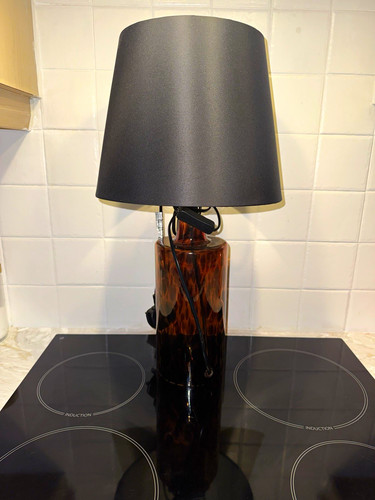 Table lamp black - table, shade