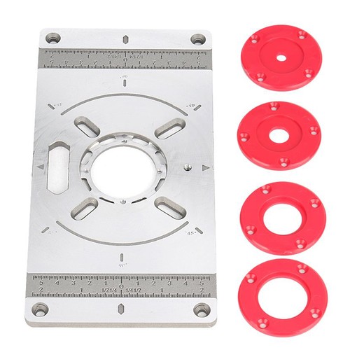 Aluminum router table - aluminum, plate