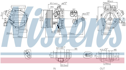 Nissens aircon compressor - nissens,