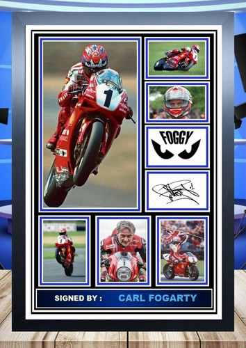 Carl fogarty signed - (474),
