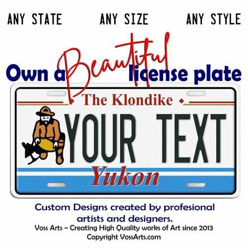 Canada license plate yukon - canada,