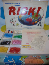 Vintage 60'S RISK Board Game By Waddingtons - Complete in Good Condition -(Y86)