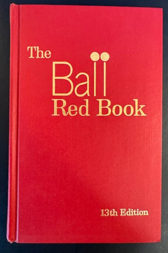 Ball red book - red,