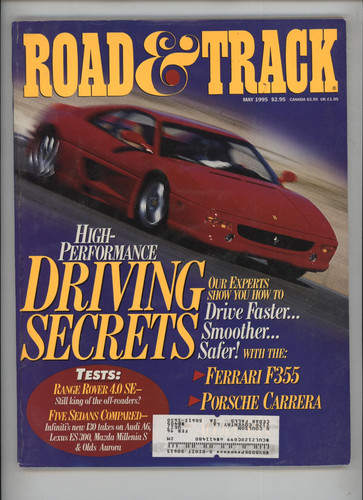Road track may 1995 - &, ferrari