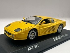 CORGI PLATINUM DETAIL CARS 1:43 SCALE 1995 FERRARI 512M - YELLOW - ART 321