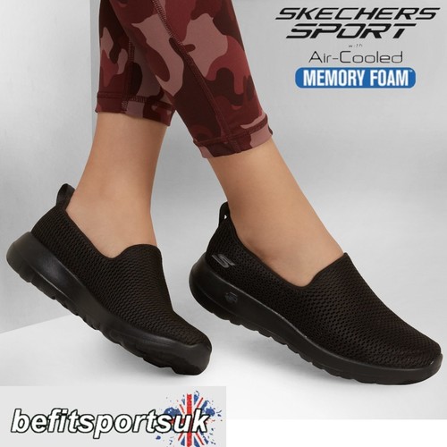 Skechers womens trainers black - trainers,