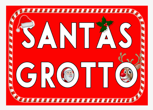 Santas grotto santa father - grotto,