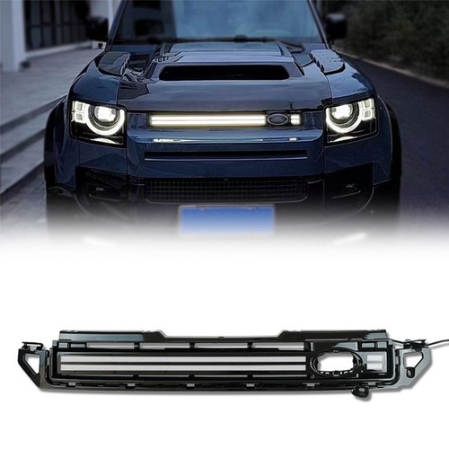 Gloss black front - front, led