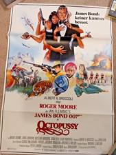 JAMES BOND ORIGINAL GERMAN MOVIE POSTER OCTOPUSSY 23''X33''