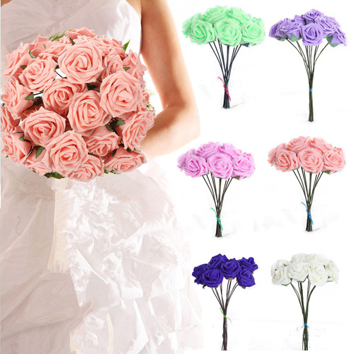 200 artificial foam roses - foam,