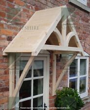 Timber Front Door Canopy Porch, "BLAKEMERE Curved  GALLOWS"awning canopies