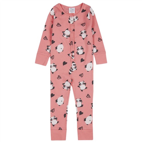 Girls panda 1onesie jersey - girls,